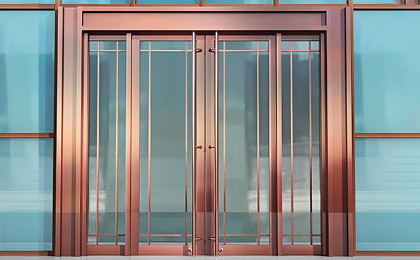 新城街道玻璃地弹门